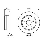 BOSCH Bremsscheibe