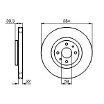 BOSCH Bremsscheibe