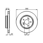 BOSCH Bremsscheibe