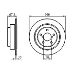 BOSCH Bremsscheibe