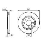 BOSCH Bremsscheibe