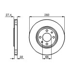 BOSCH Bremsscheibe
