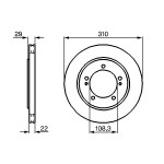 BOSCH Bremsscheibe