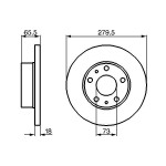 BOSCH Bremsscheibe