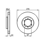 BOSCH Bremsscheibe