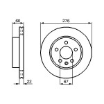 BOSCH Bremsscheibe