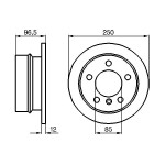 BOSCH Bremsscheibe