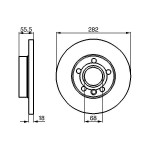 BOSCH Bremsscheibe