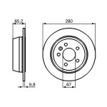 BOSCH Bremsscheibe