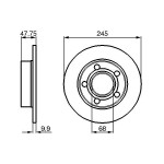 BOSCH Bremsscheibe