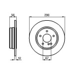 BOSCH Bremsscheibe