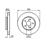 BOSCH Bremsscheibe