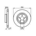 BOSCH Bremsscheibe