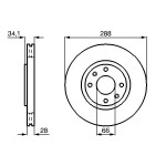 BOSCH Bremsscheibe