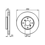 BOSCH Bremsscheibe