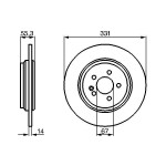 BOSCH Bremsscheibe