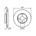 BOSCH Bremsscheibe