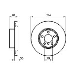 BOSCH Bremsscheibe