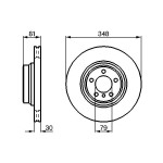 BOSCH Bremsscheibe