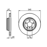 BOSCH Bremsscheibe