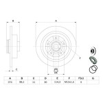 BOSCH Bremsscheibe