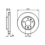 BOSCH Bremsscheibe