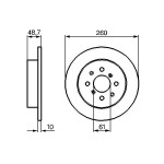 BOSCH Bremsscheibe
