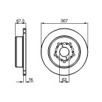 BOSCH Bremsscheibe