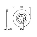 BOSCH Bremsscheibe