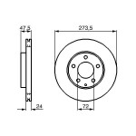 BOSCH Bremsscheibe
