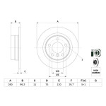 BOSCH Bremsscheibe