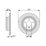 BOSCH Bremsscheibe