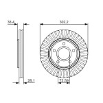 BOSCH Bremsscheibe