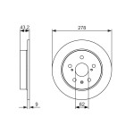 BOSCH Bremsscheibe