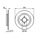 BOSCH Bremsscheibe