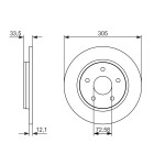 BOSCH Bremsscheibe