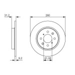 BOSCH Bremsscheibe