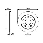 BOSCH Bremsscheibe