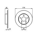 BOSCH Bremsscheibe
