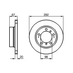 BOSCH Bremsscheibe