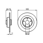 BOSCH Bremsscheibe