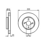 BOSCH Bremsscheibe