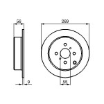 BOSCH Bremsscheibe