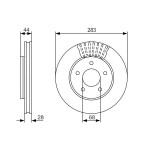 BOSCH Bremsscheibe