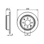 BOSCH Bremsscheibe