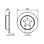 BOSCH Bremsscheibe