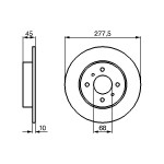 BOSCH Bremsscheibe