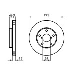 BOSCH Bremsscheibe