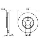 BOSCH Bremsscheibe