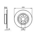BOSCH Bremsscheibe